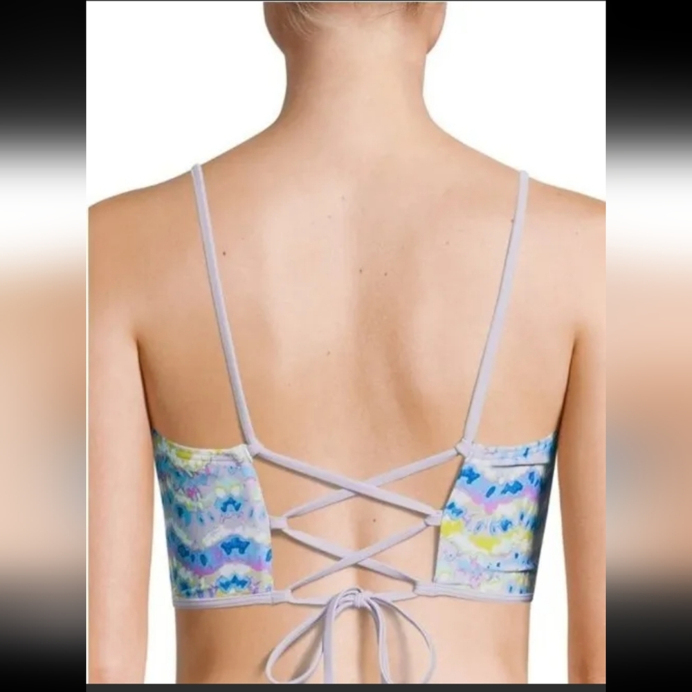 :* NWT Time And Tru  2 Piece bikini Bathing Suit women's sz m (8-10) - Picture 3 of 10